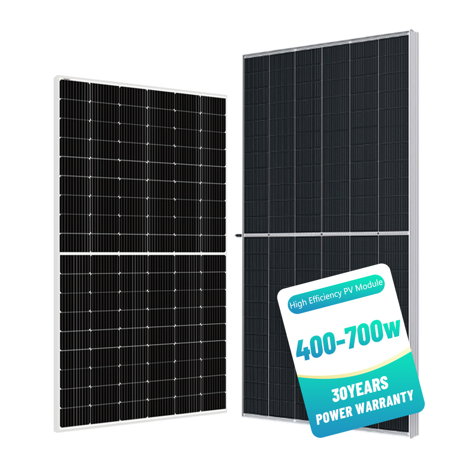 390W-670W لوحة مخصصة أحادية البلورية للمنزل ومشروع PV