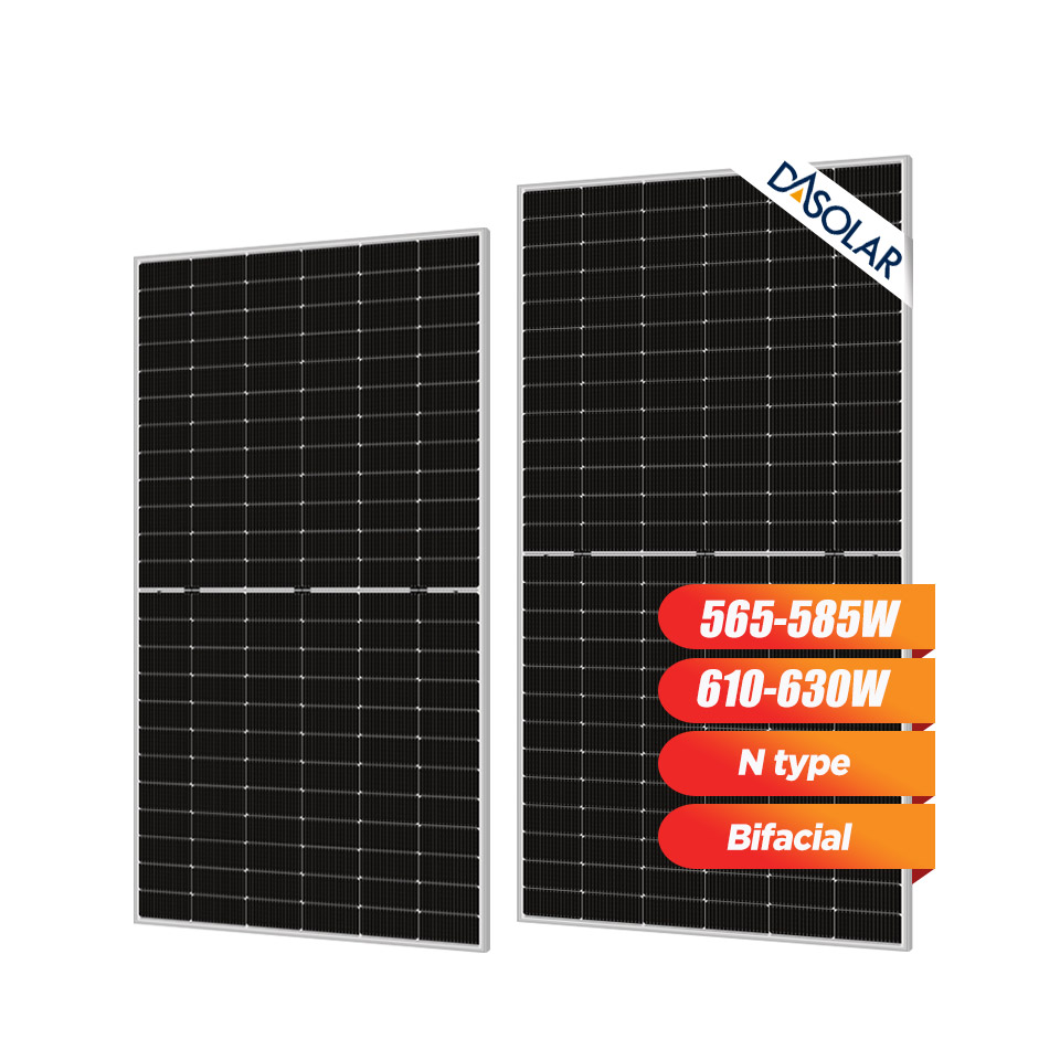 Bifacial Solar Panel 610W